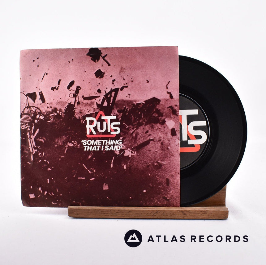 The Ruts Something That I Said 7" Vinyl Record - Front Cover & Record