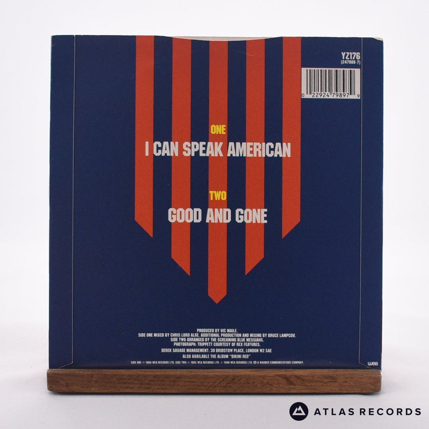The Screaming Blue Messiahs - I Can Speak American - 7" Vinyl Record - EX/EX