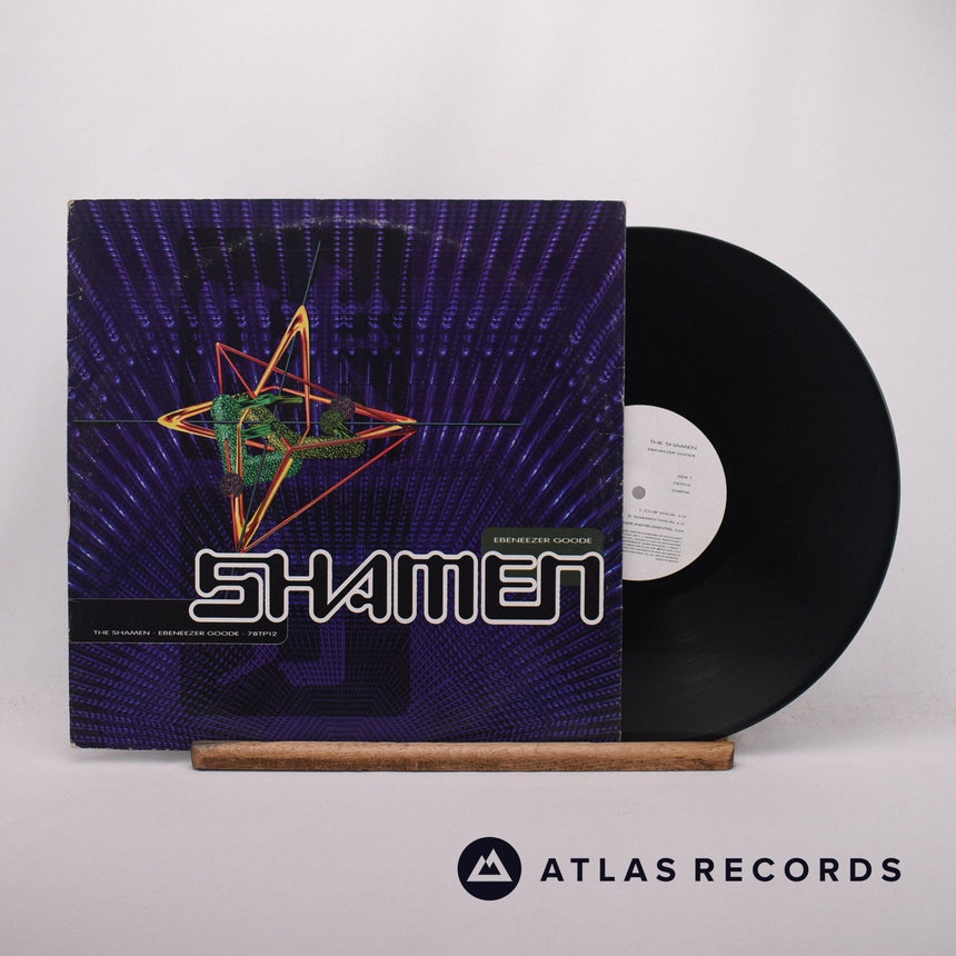 The Shamen Ebeneezer Goode 12" Vinyl Record - Front Cover & Record