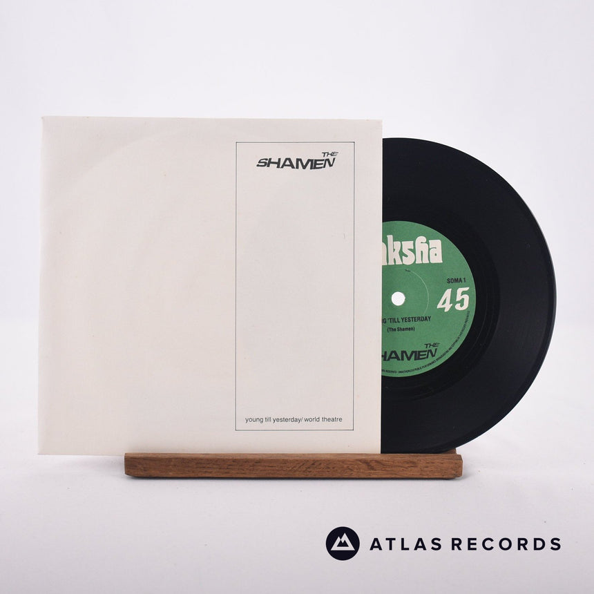 The Shamen Young Till Yesterday 7" Vinyl Record - Front Cover & Record