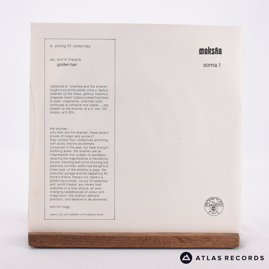 The Shamen - Young Till Yesterday - 7" Vinyl Record - EX/EX