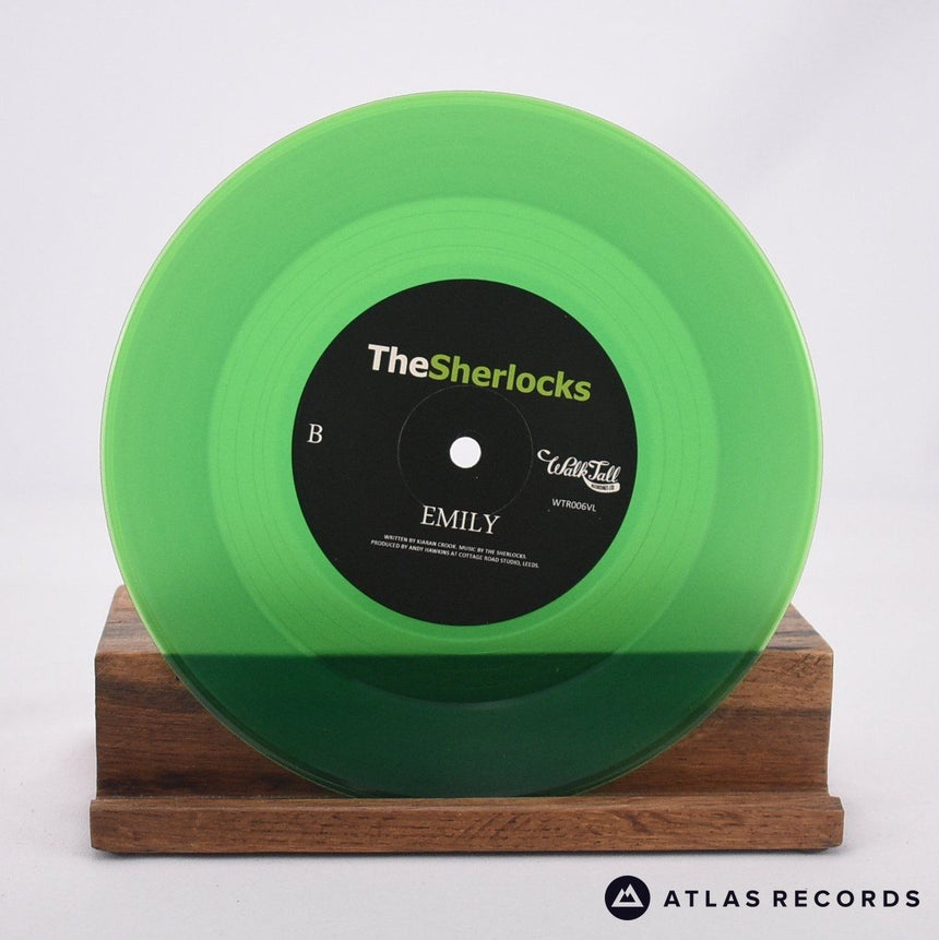The Sherlocks - Last Night - Transparent Green 7" Vinyl Record - VG+