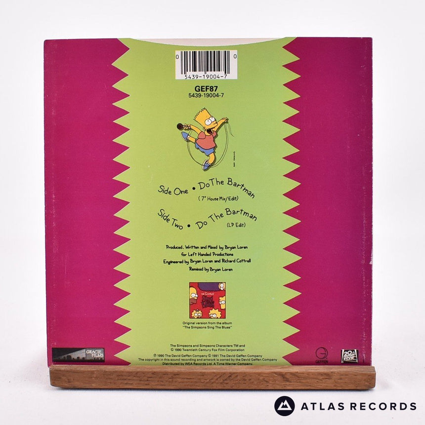 The Simpsons - Do The Bartman - 7" Vinyl Record - EX/EX