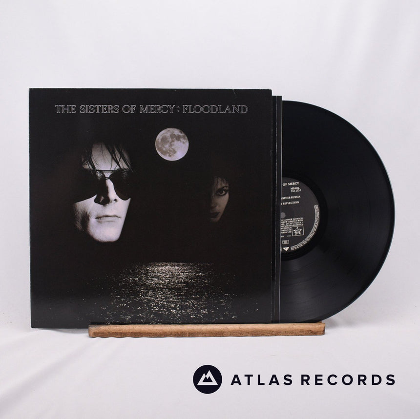 The Sisters Of Mercy Floodland LP Vinyl Record - Front Cover & Record