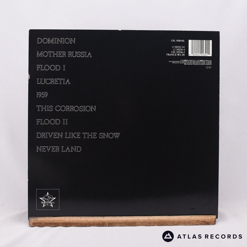 The Sisters Of Mercy - Floodland - Lyric Sheet 1-A 1-B LP Vinyl Record - EX/EX