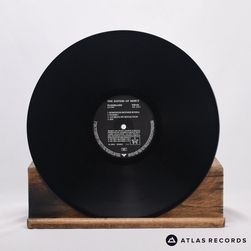 The Sisters Of Mercy - Floodland - Lyric Sheet 1-A 1-B LP Vinyl Record - VG+/EX