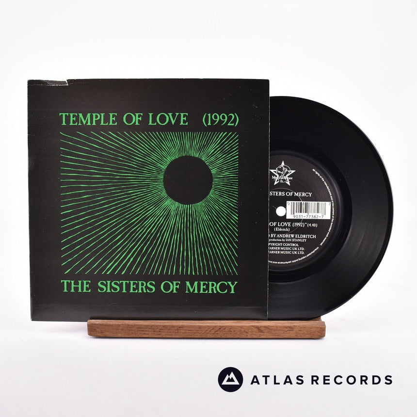 The Sisters Of Mercy Temple Of Love 7" Vinyl Record - Front Cover & Record