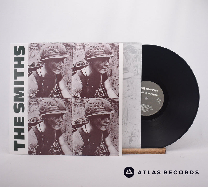 The Smiths Meat Is Murder LP Vinyl Record - Front Cover & Record