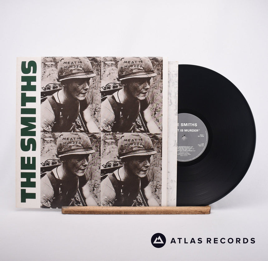 The Smiths Meat Is Murder LP Vinyl Record - Front Cover & Record