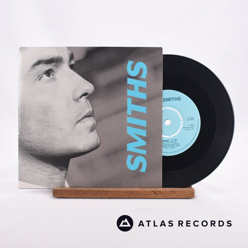 The Smiths Panic 7" Vinyl Record - Front Cover & Record
