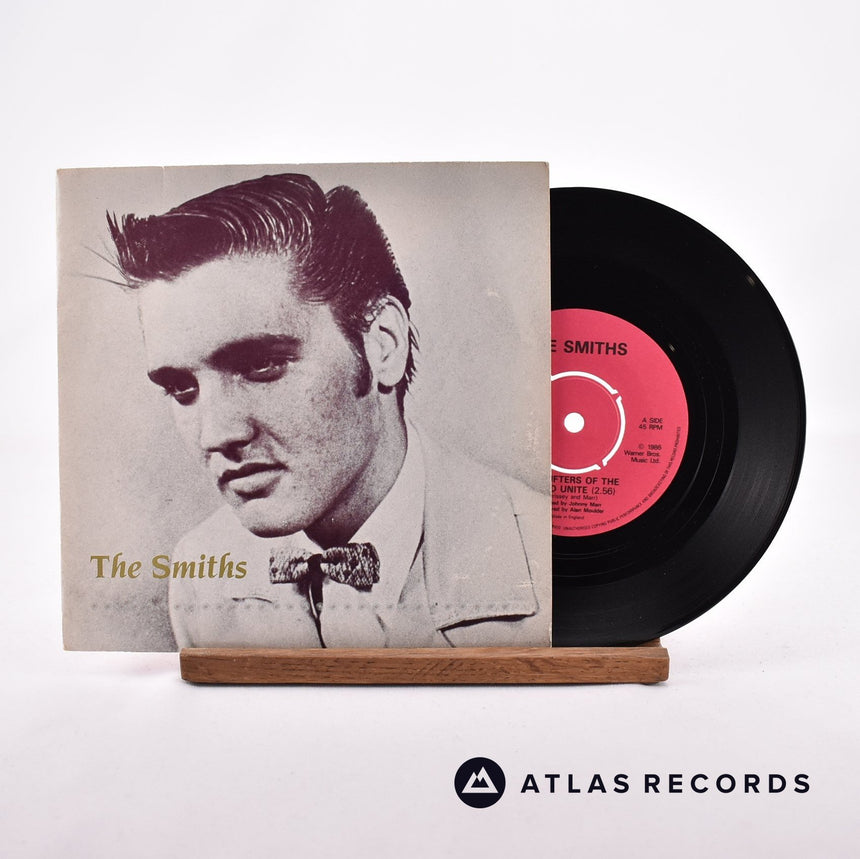 The Smiths Shoplifters Of The World Unite 7" Vinyl Record - Front Cover & Record