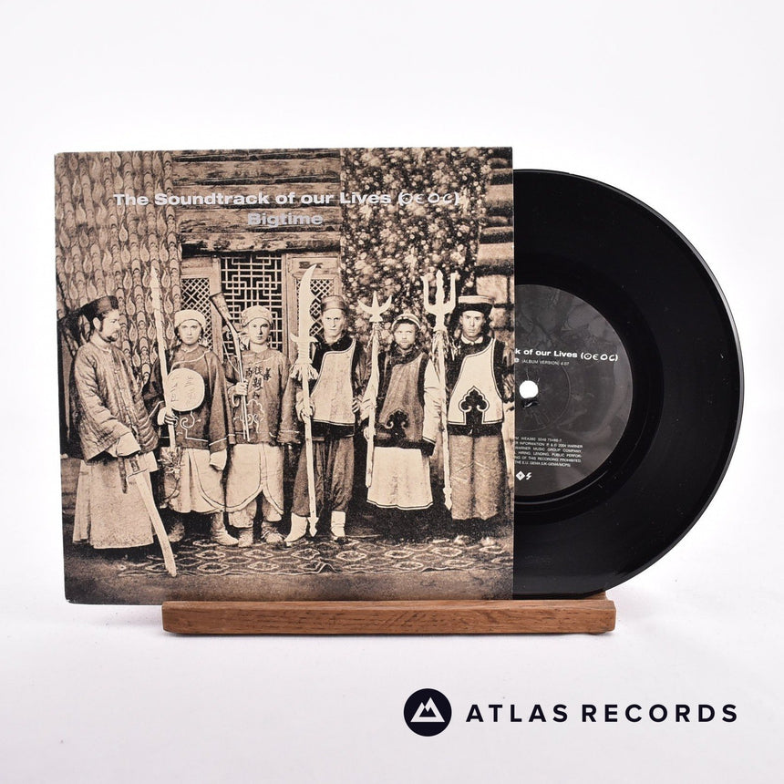 The Soundtrack Of Our Lives Bigtime 7" Vinyl Record - Front Cover & Record