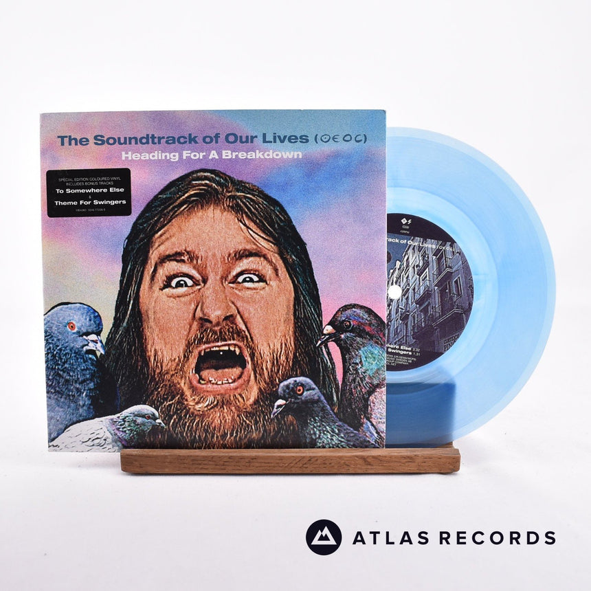 The Soundtrack Of Our Lives Heading For A Breakdown 7" Vinyl Record - Front Cover & Record