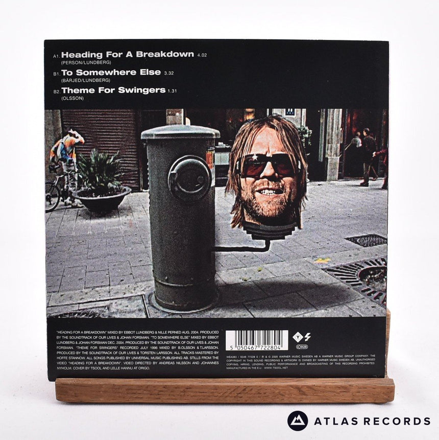 The Soundtrack Of Our Lives - Heading For A Breakdown - 7" Vinyl Record - NM/NM