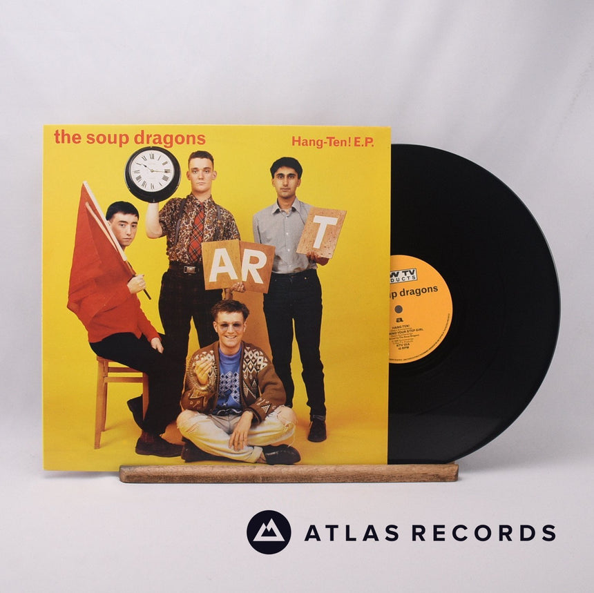 The Soup Dragons Hang-Ten! E.P. 12" Vinyl Record - Front Cover & Record