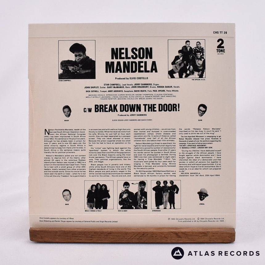 The Special AKA - Nelson Mandela - 7" Vinyl Record - NM/NM