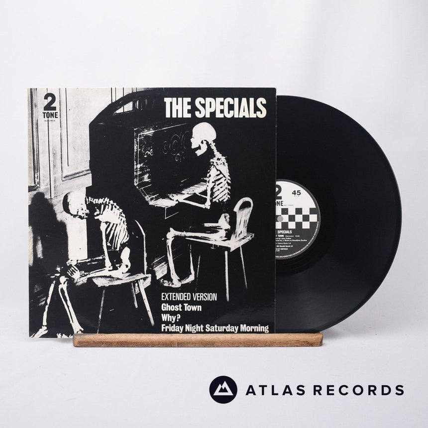 The Specials Ghost Town 12" Vinyl Record - Front Cover & Record