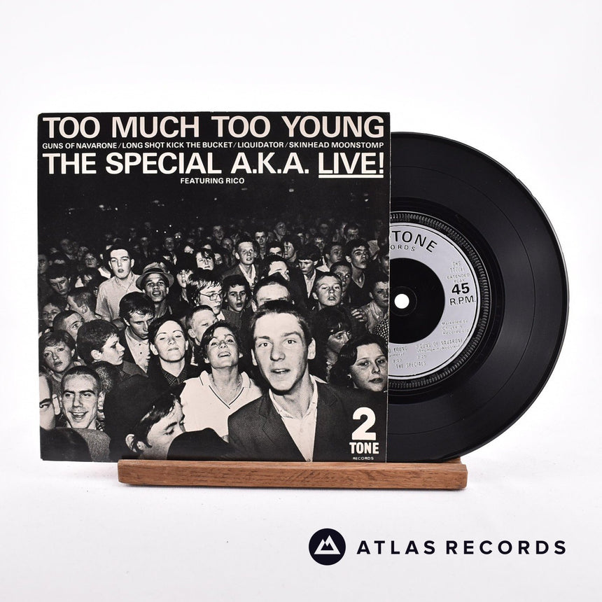 The Specials Too Much Too Young 7" Vinyl Record - Front Cover & Record
