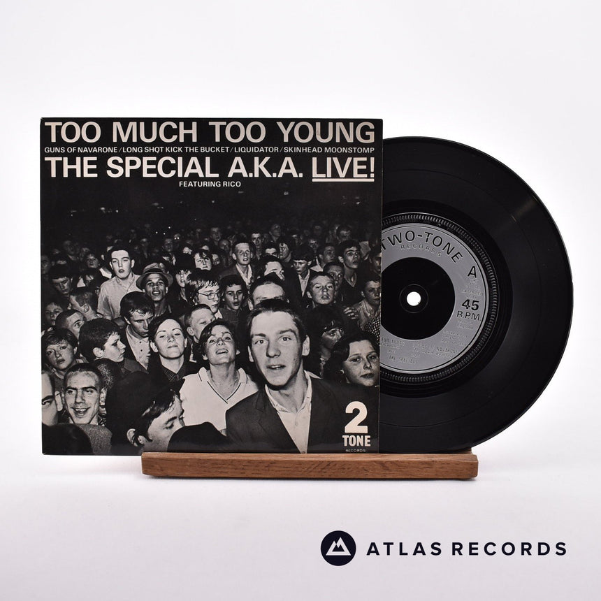The Specials Too Much Too Young 7" Vinyl Record - Front Cover & Record