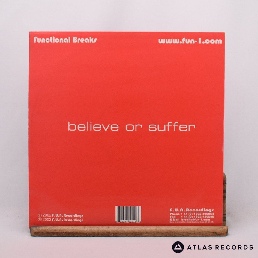 The Spoon Wizard - Believe Or Suffer - 12" Vinyl Record - EX/EX