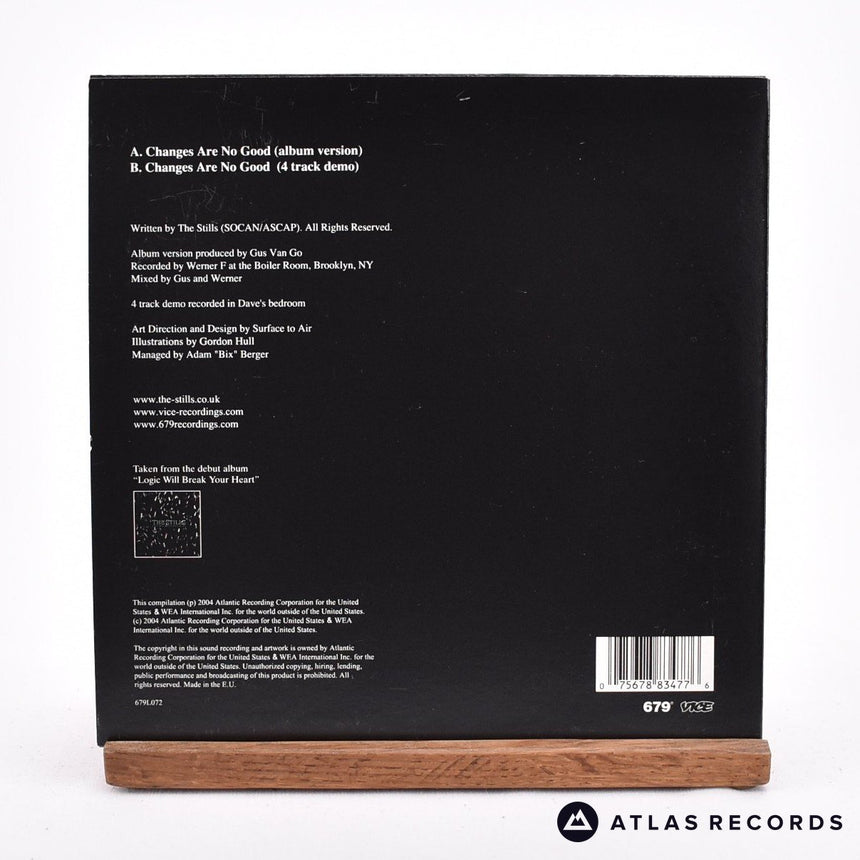 The Stills - Changes Are No Good - 7" Vinyl Record - EX/EX