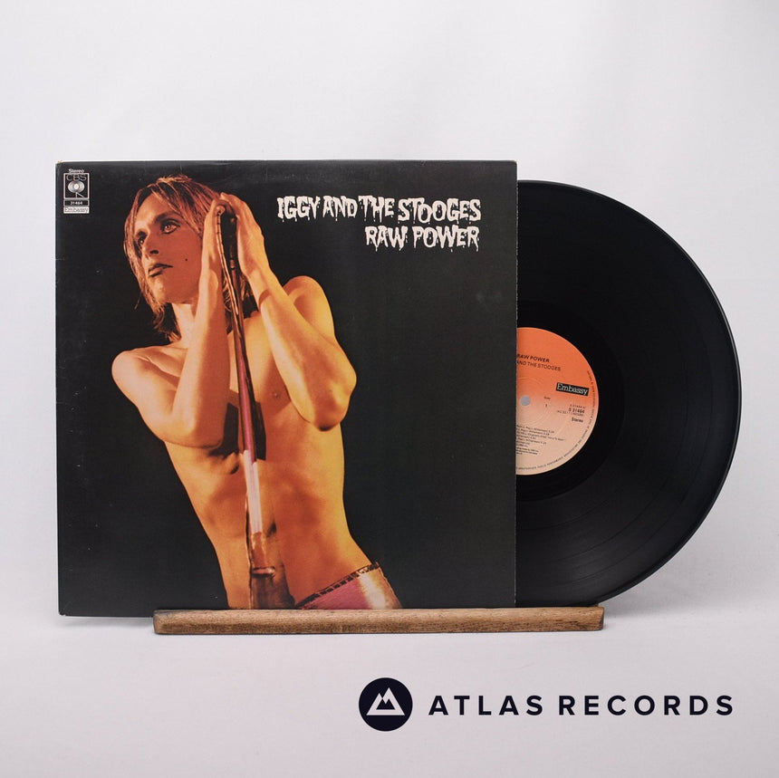 The Stooges Raw Power LP Vinyl Record - Front Cover & Record