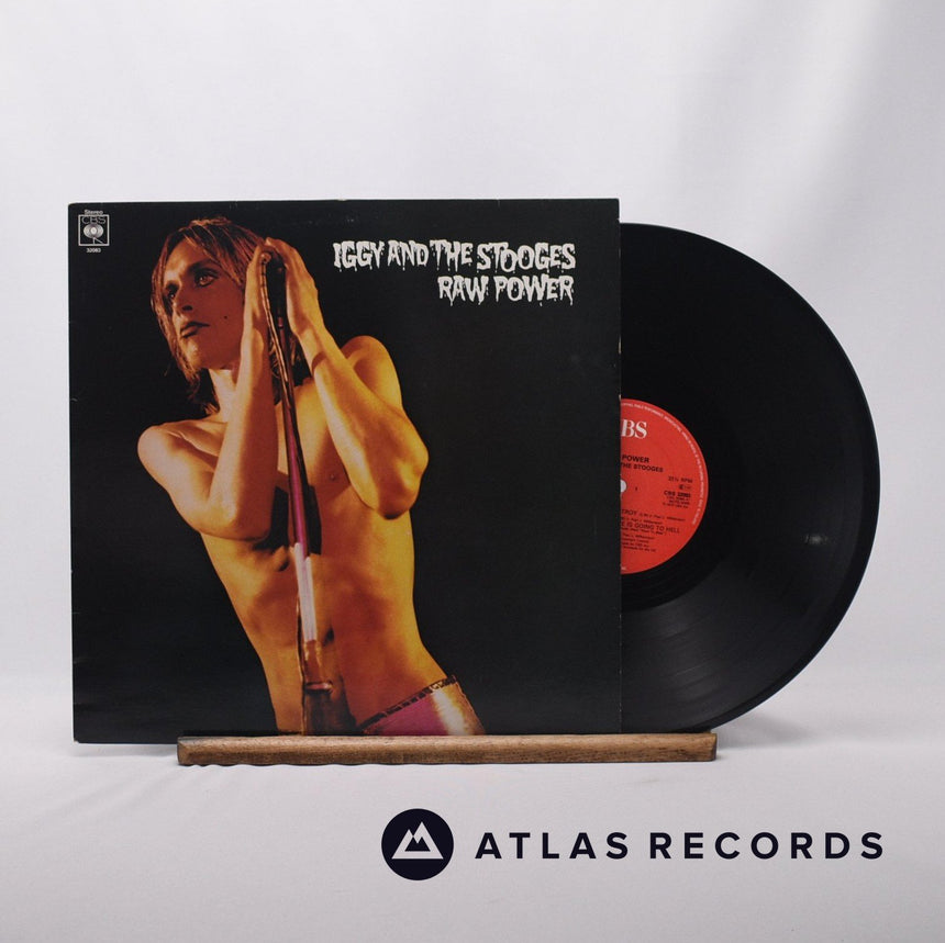The Stooges Raw Power LP Vinyl Record - Front Cover & Record