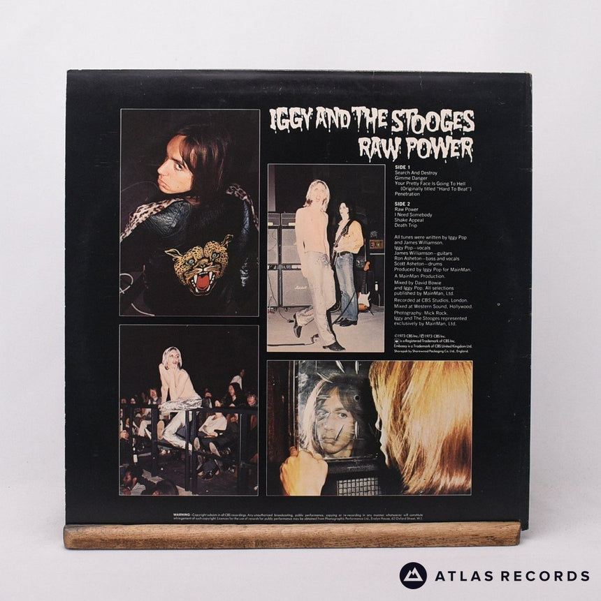 The Stooges - Raw Power - Reissue A-1 B-1 LP Vinyl Record - VG+/VG+