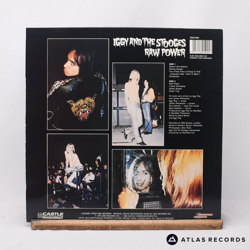 The Stooges - Raw Power - Reissue A1 B1 LP Vinyl Record - EX/EX