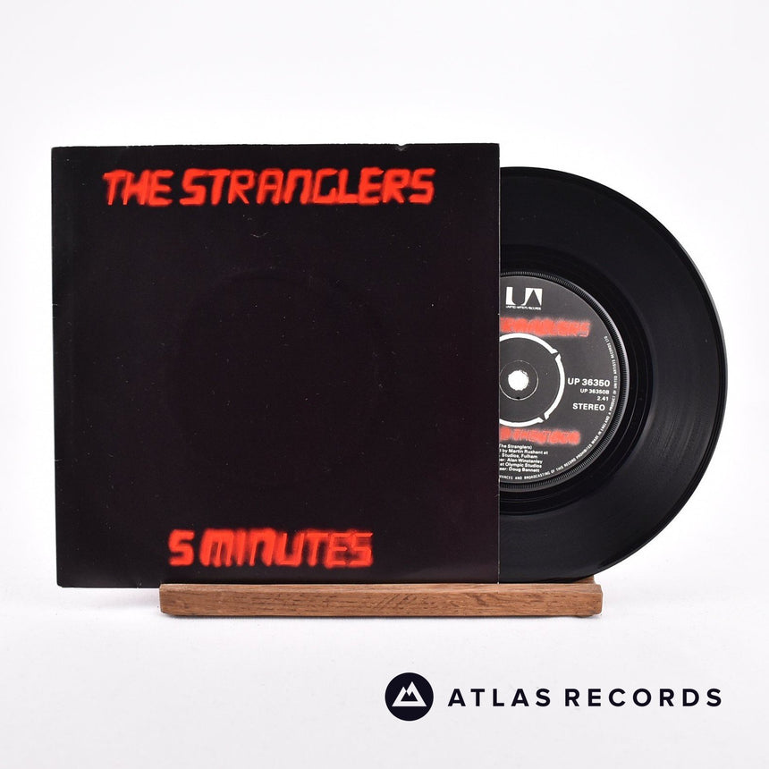 The Stranglers 5 Minutes 7" Vinyl Record - Front Cover & Record