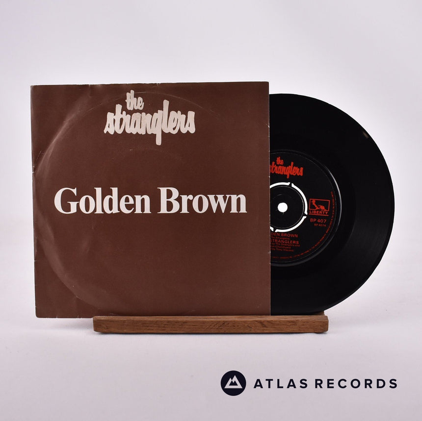 The Stranglers Golden Brown 7" Vinyl Record - Front Cover & Record