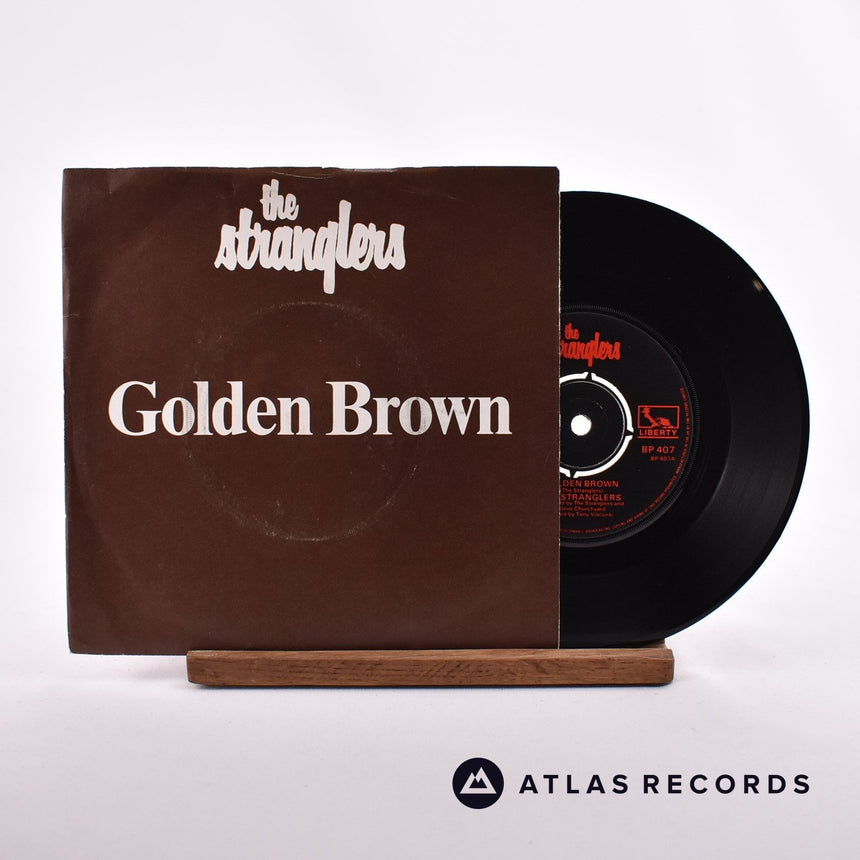 The Stranglers Golden Brown 7" Vinyl Record - Front Cover & Record