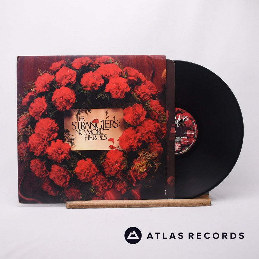 The Stranglers No More Heroes LP Vinyl Record - Front Cover & Record