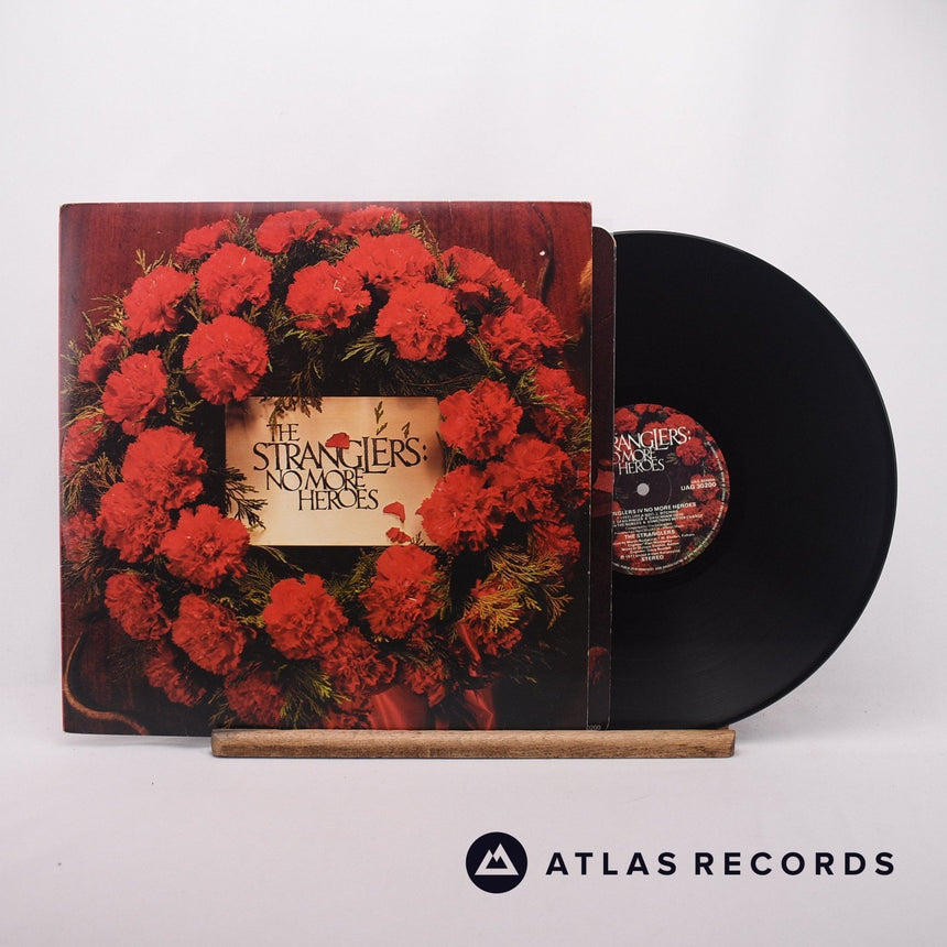 The Stranglers No More Heroes LP Vinyl Record - Front Cover & Record