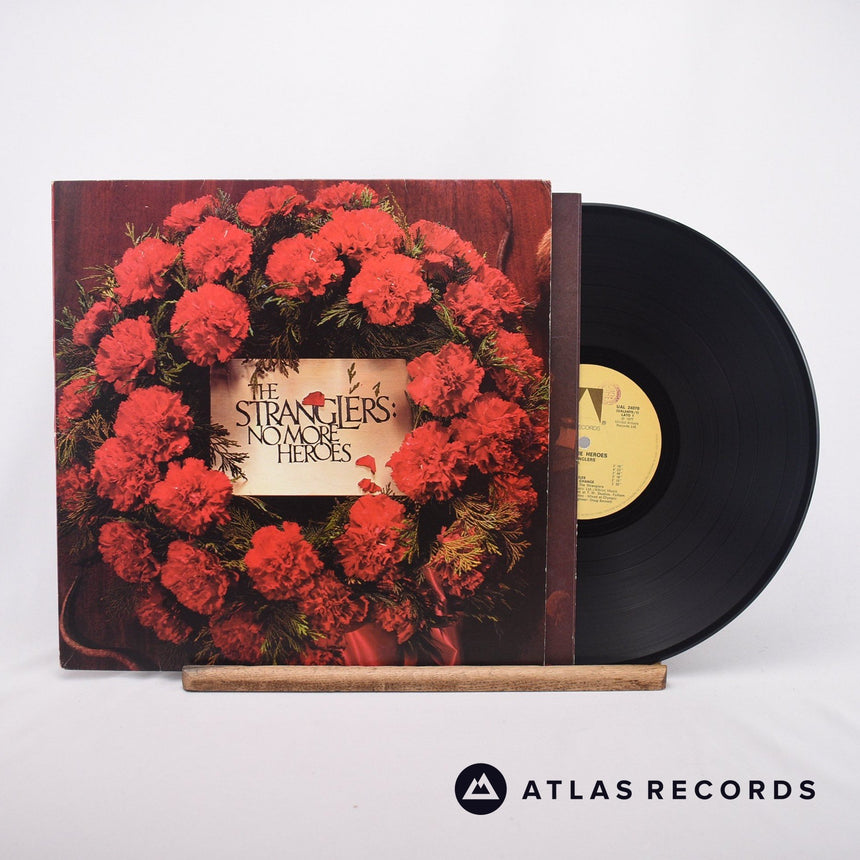 The Stranglers No More Heroes LP Vinyl Record - Front Cover & Record