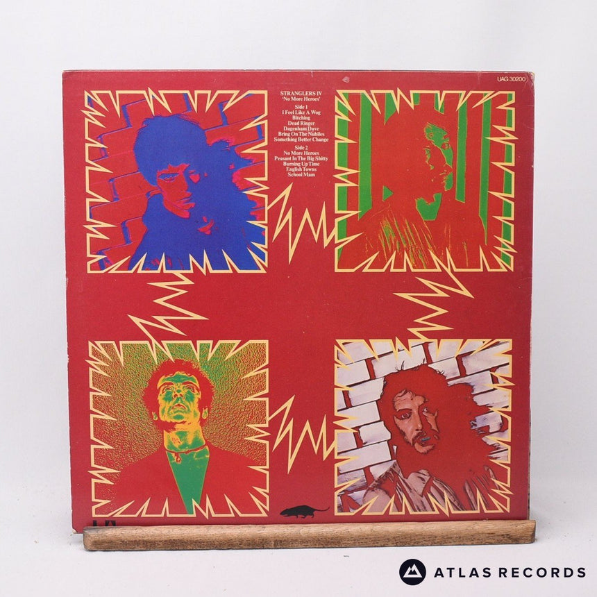 The Stranglers - No More Heroes - A-1U B-1U LP Vinyl Record - EX/EX