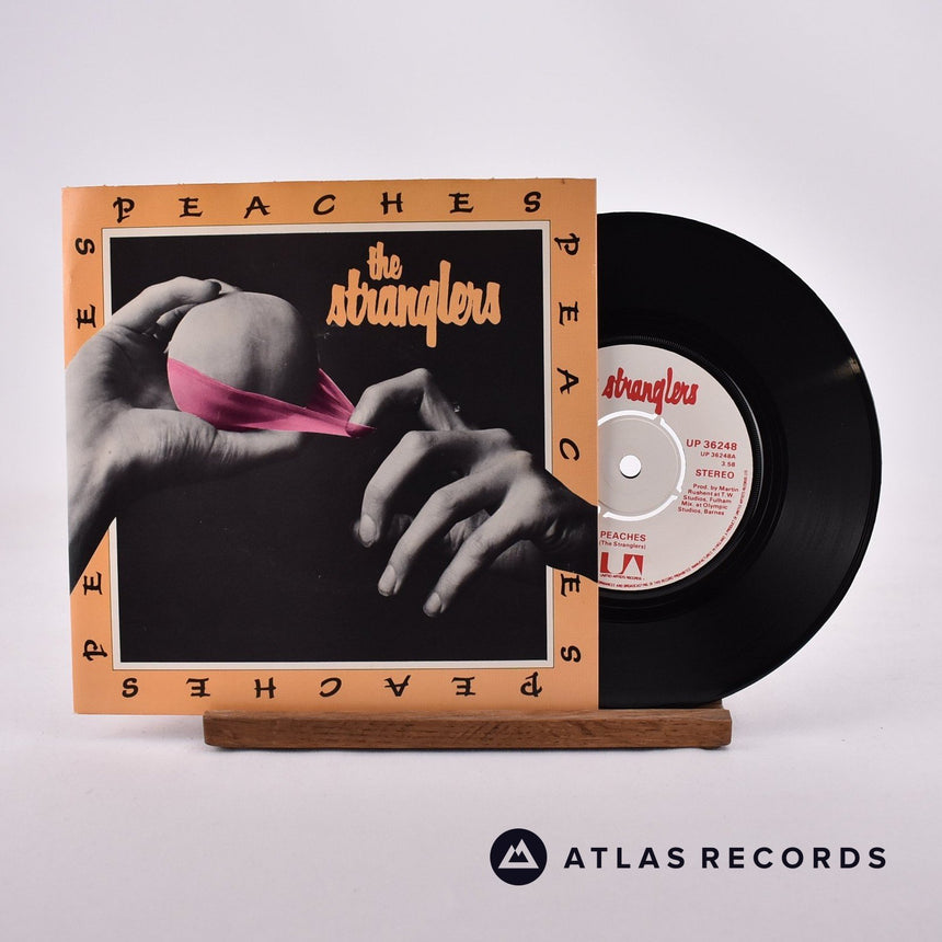 The Stranglers Peaches 7" Vinyl Record - Front Cover & Record