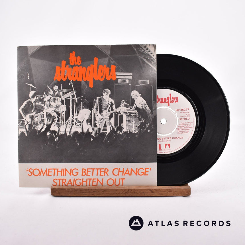 The Stranglers Something Better Change 7" Vinyl Record - Front Cover & Record