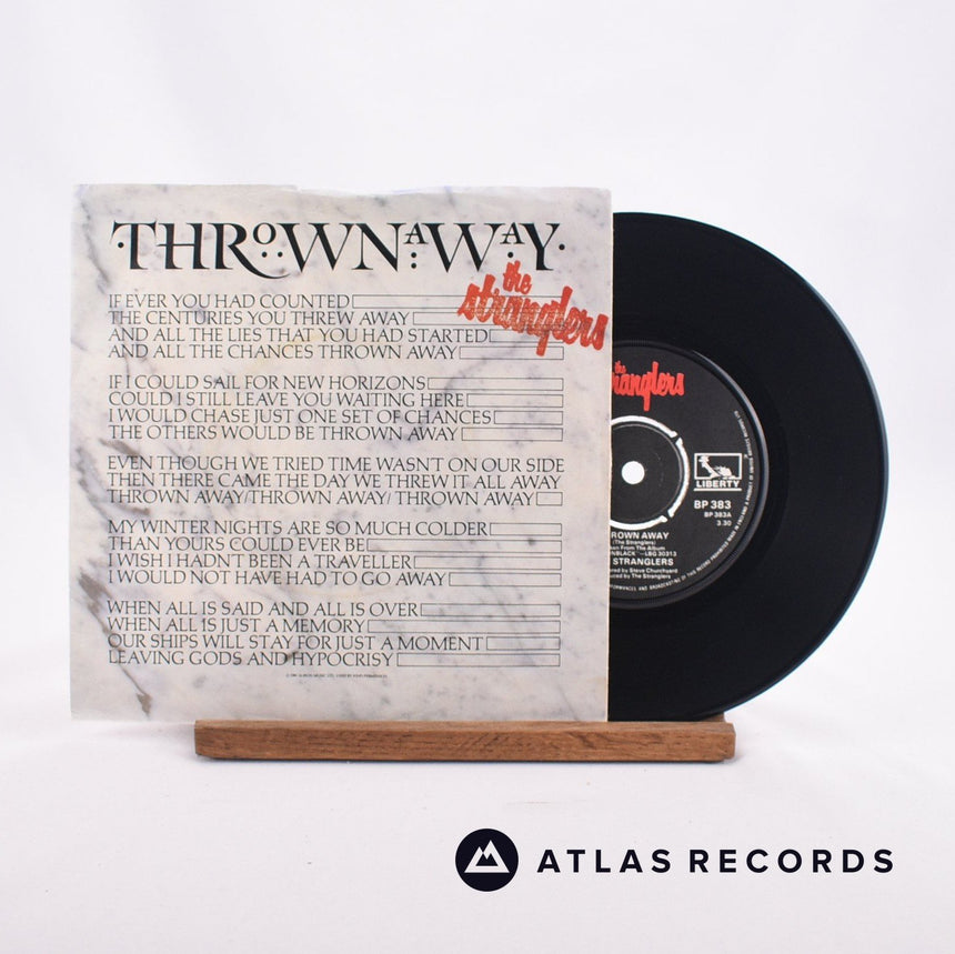 The Stranglers Thrown Away 7" Vinyl Record - Front Cover & Record