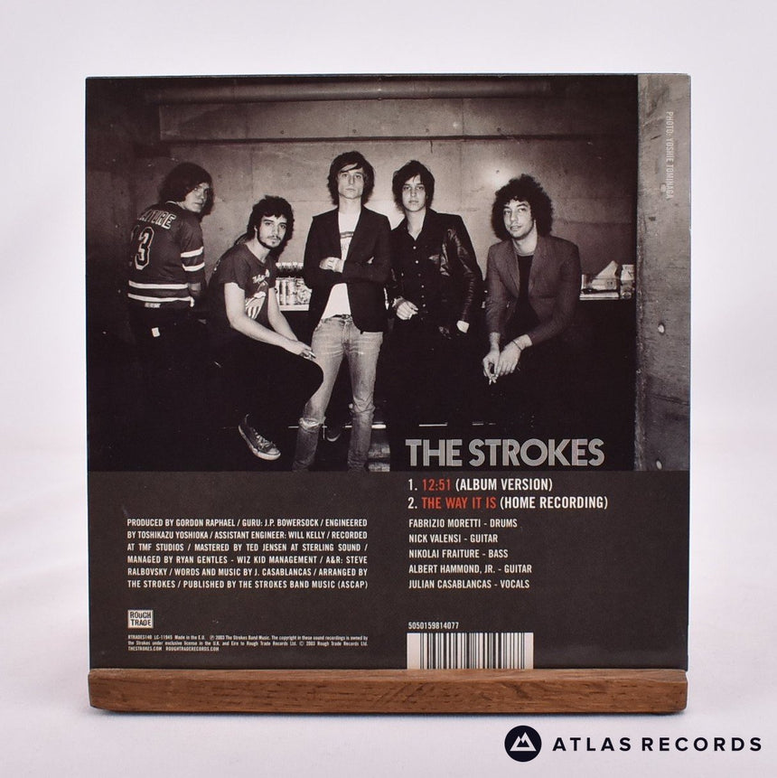 The Strokes - 12:51 - Red Translucent 7" Vinyl Record - EX/EX