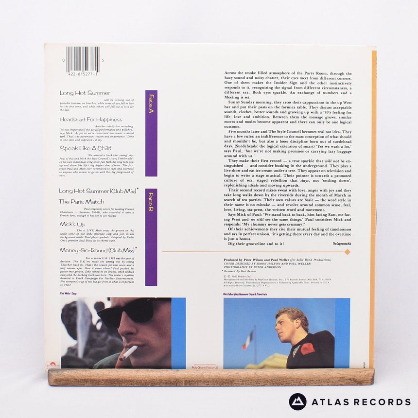 The Style Council - Introducing: The Style Council - Us LP Vinyl Record - EX/EX
