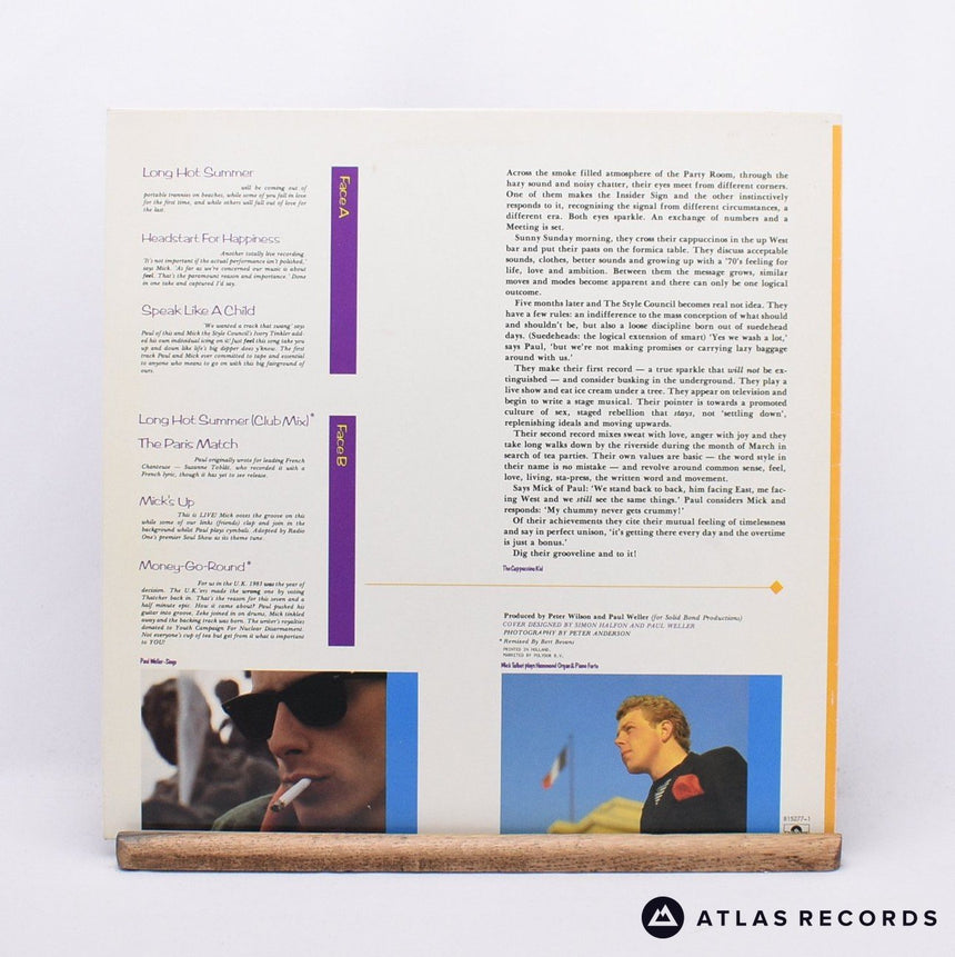 The Style Council - Introducing The Style Council - LP Vinyl Record - EX/EX