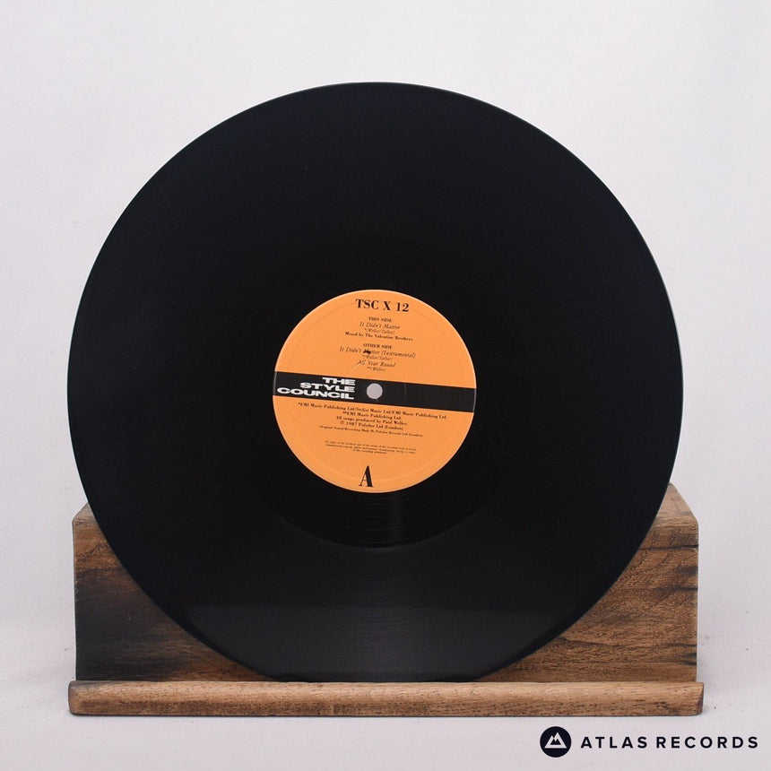 The Style Council - It Didn't Matter - Die-Cut Sleeve 12" Vinyl Record - EX/VG+