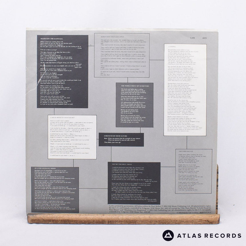 The Style Council - My Ever Changing Moods - JW1 JW3 LP Vinyl Record - VG+/VG+