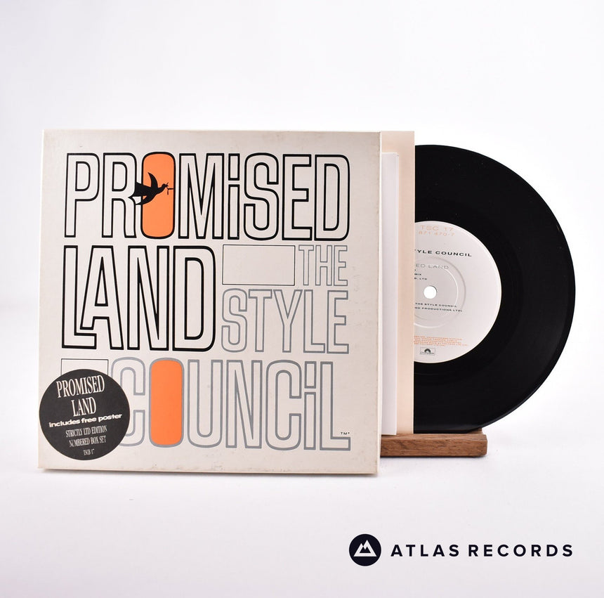 The Style Council Promised Land 7" Box Set Vinyl Record - Front Cover & Record