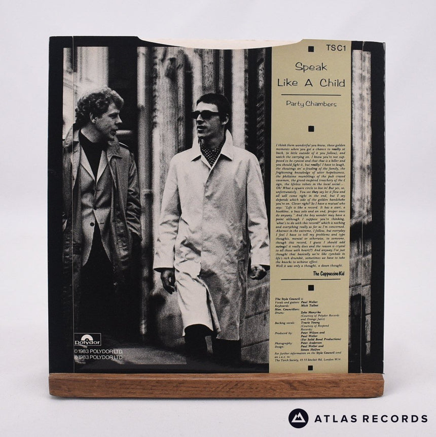 The Style Council - Speak Like A Child - 7" Vinyl Record - VG+/EX