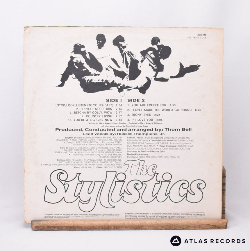 The Stylistics - The Stylistics - Club Edition Reissue LP Vinyl Record - VG+/VG+