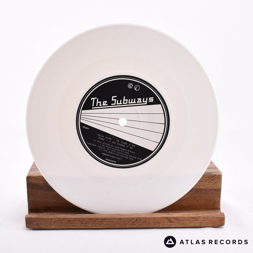 The Subways - Oh Yeah - White Limited Edition Numbered 7" Vinyl Record - NM/NM