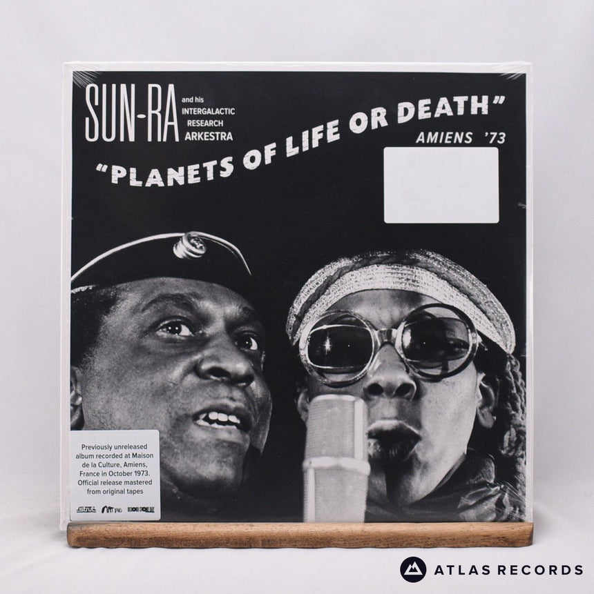 The Sun Ra Arkestra Planets Of Life Or Death: Amiens '73 LP Vinyl Record - Front Cover & Record
