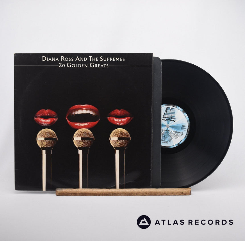 The Supremes 20 Golden Greats LP Vinyl Record - Front Cover & Record